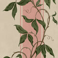 Garden Stripe, Pink Mural Wallpaper - pure wallpaper artwork