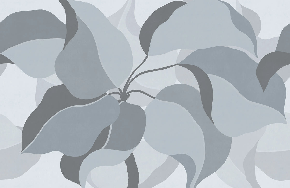 Grand Verdant, Blue Mural Wallpaper - pure wallpaper artwork