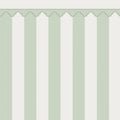 Stripe Chateau, Green Mural Wallpaper - pure wallpaper artwork