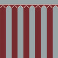 Stripe Chateau, Red Mural Wallpaper - pure wallpaper artwork