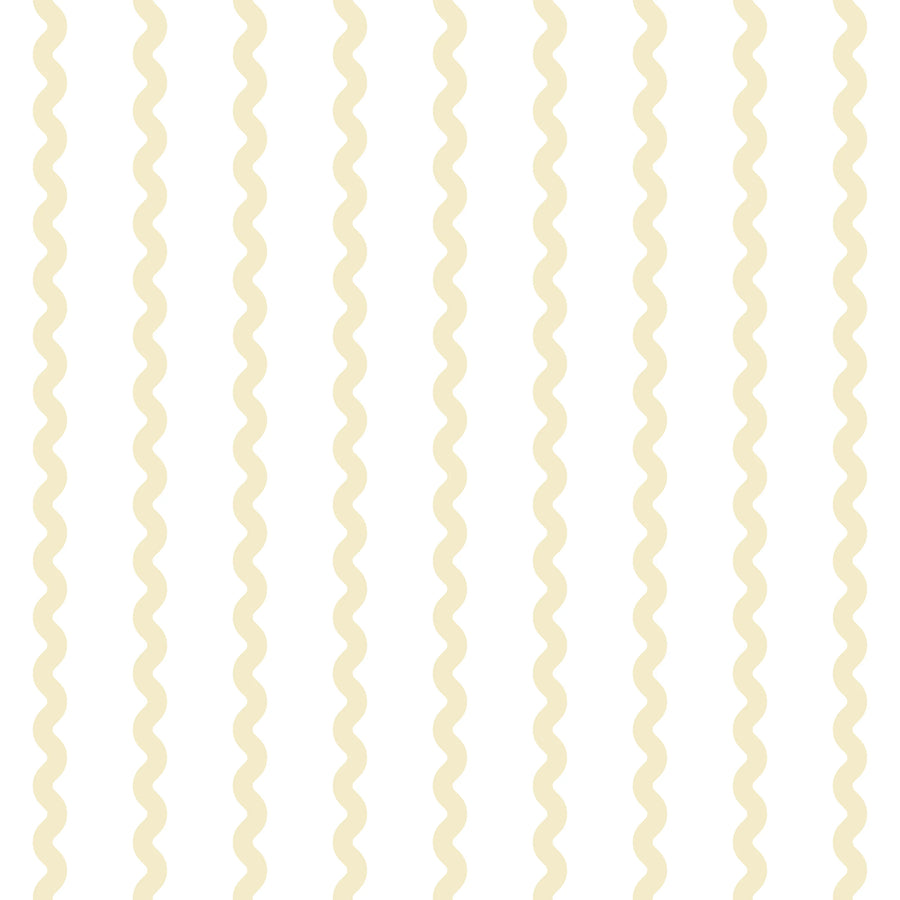 Wobbly Stripe, Cloud Dancer Mural Wallpaper