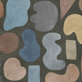 Watercolor Shapes, Dark Mural Wallpaper - pure wallpaper artwork