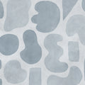 Watercolor Shapes, Blue Mural Wallpaper - pure wallpaper artwork