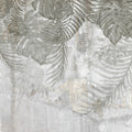 Monstera Wall, Gray Mural Wallpaper - pure wallpaper artwork
