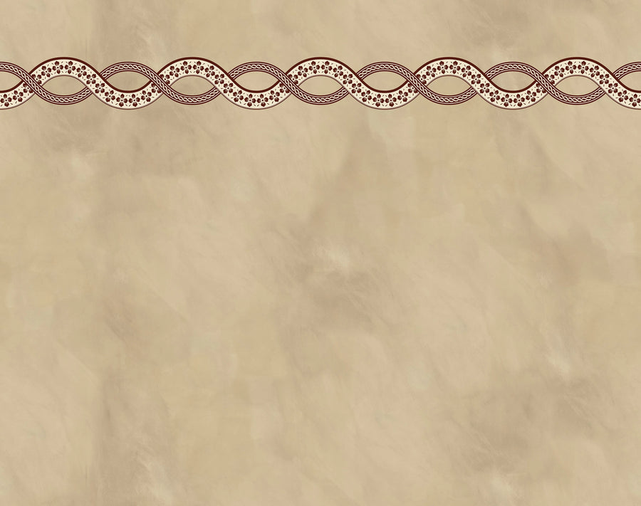 Ivory Braid, Beige Mural Wallpaper