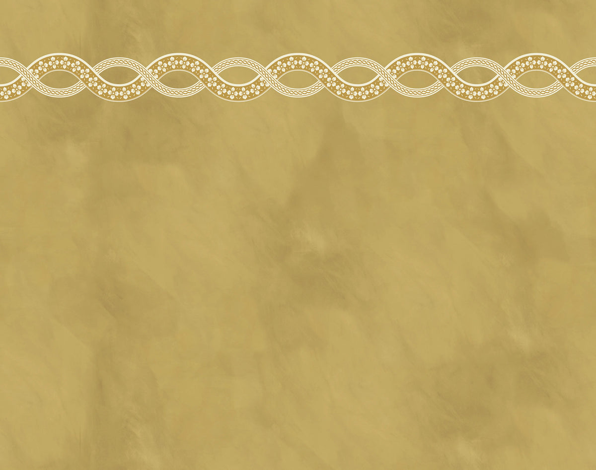 Ivory Braid, Yellow Mural Wallpaper - pure wallpaper artwork