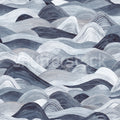 Ocean Waves, Blue Mural Wallpaper - pure wallpaper artwork