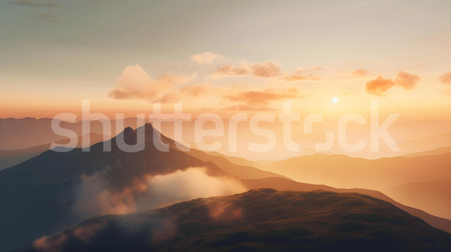 The Summit, Dawn Mural Wallpaper
