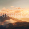 The Summit, Dawn Mural Wallpaper - pure wallpaper artwork