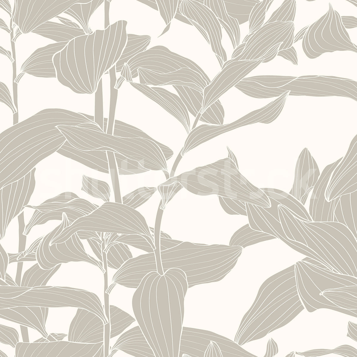 Rose Grape, Beige Mural Wallpaper - pure wallpaper artwork