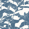 Rose Grape, Blue Mural Wallpaper - pure wallpaper artwork