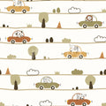 On the Road, Pastel Mural Wallpaper - pure wallpaper artwork