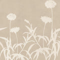 Floral Silhouette, Beige Mural Wallpaper - pure wallpaper artwork