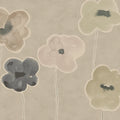 Paper Poppies, Pastel Mural Wallpaper - pure wallpaper artwork