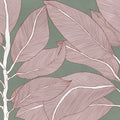Ruby Lines, Green Mural Wallpaper - pure wallpaper artwork