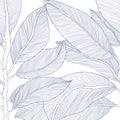 Ruby Lines, Blue Mural Wallpaper - pure wallpaper artwork