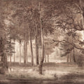 Lovers Forest, Burgundy Mural Wallpaper - pure wallpaper artwork