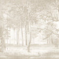 Lovers Forest, Beige Mural Wallpaper - pure wallpaper artwork