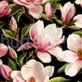 Magnolia Blossoms, Pink Mural Wallpaper - pure wallpaper artwork