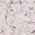 Bird Chinoiserie, Pink Mural Wallpaper - pure wallpaper artwork