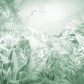 Jungle Plants, Green Mural Wallpaper - pure wallpaper artwork