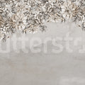 Serene Blossoms, Beige Mural Wallpaper - pure wallpaper artwork