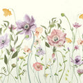 Spring Garden, Pink Mural Wallpaper - pure wallpaper artwork