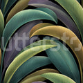 Grand Leaves, Multi Mural Wallpaper - pure wallpaper artwork