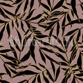 Bold Leaves, Pink Mural Wallpaper - pure wallpaper artwork