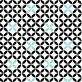 Geometric Black and White Pattern Mural Wallpaper for a contemporary Nursey Black, White and Light Blue Mural Wallpaper - room preview 02