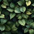 Green Leafy Wall Mural Wallpaper Green and Yellow leaves Mural Wallpaper - room preview 02