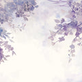Lavender Floral Watercolor Mural Wallpaper Lavender, Purple, White and Light Blue Lavender -2 Mural Wallpaper - room preview 02