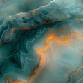Emerald and Gold Marble Mural Wallpaper Emerald Green, Gold and White Marble Mural Wallpaper - room preview 02