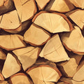 Wood Logs Mural Wallpaper Various Shades of Brown Woods Mural Wallpaper - room preview 02
