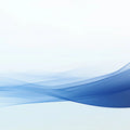 Blue Wave Mural Wallpaper in Commercial Space Blue and White Wave Mural Wallpaper - room preview 02