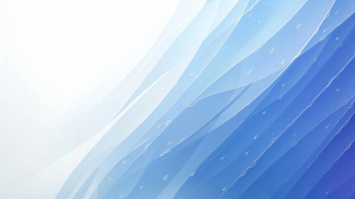 Blue Wave Mural Wallpaper in Dining Room Blue and White Wave Mural Wallpaper - room preview 02