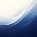 Dark Blue Wave Mural Wallpaper in Dining Room Blue and White Wave Mural Wallpaper - room preview 02