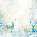 Winter Forest Mural Wallpaper in Dining Room Blue and White Forest -6 Mural Wallpaper - room preview 02