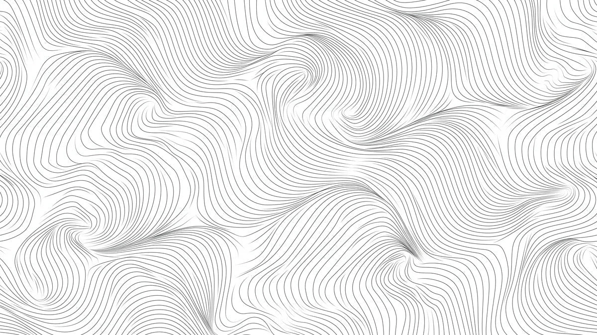Black and White Swirl Mural Wallpaper in Bedroom Black and White Swirl Mural Wallpaper - room preview 02