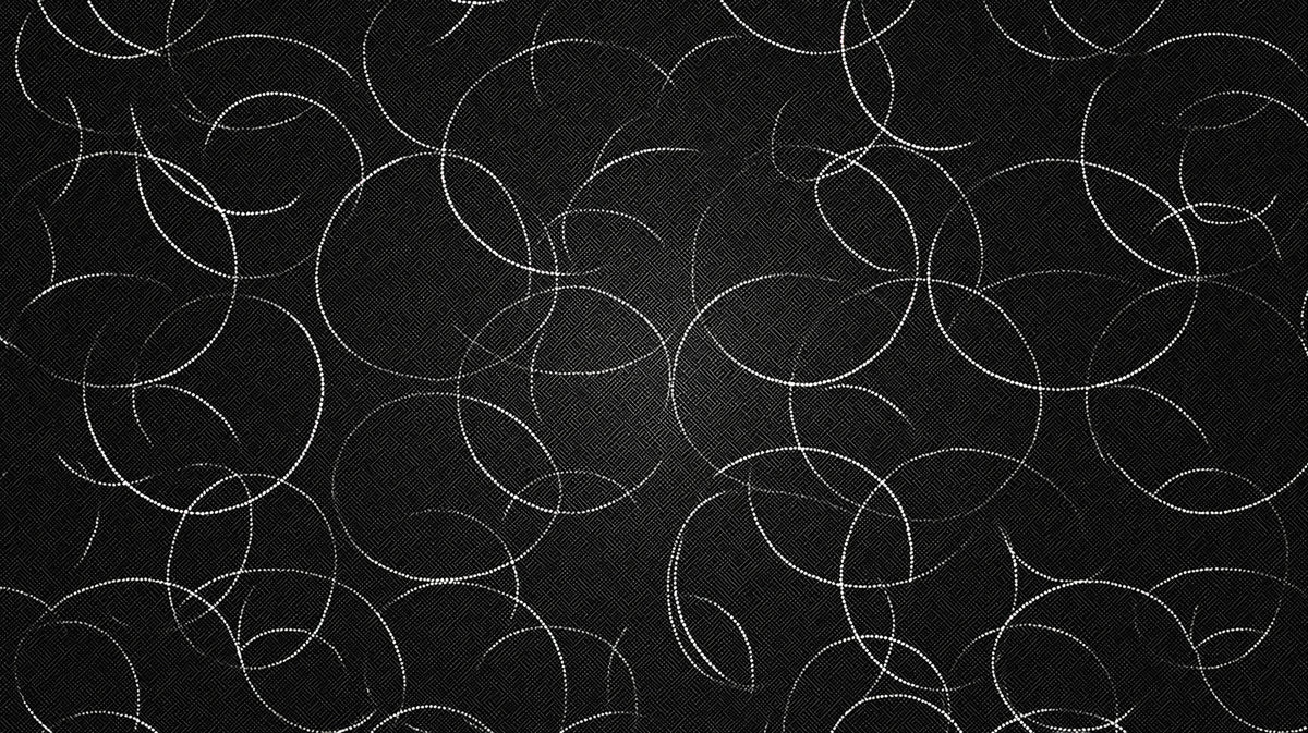 Black and White Circle Mural Wallpaper in Cafe Black and White Circles Mural Wallpaper - room preview 02