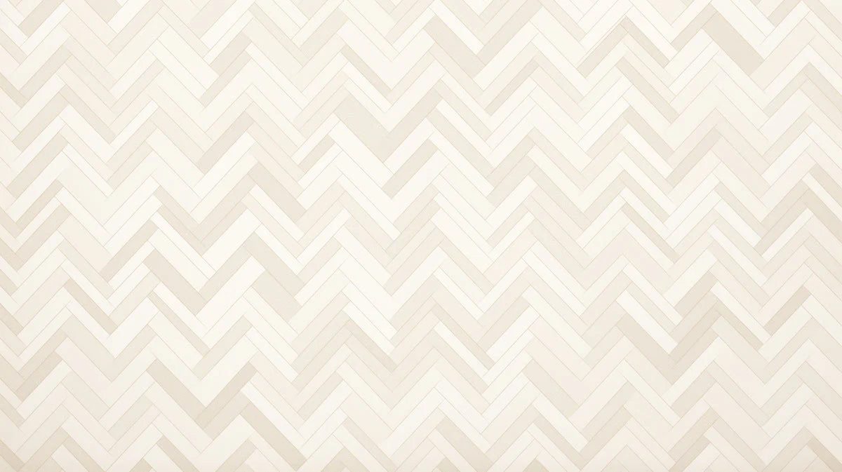 Beige and White Chevron Mural Wallpaper in Restaurant Beige and White Chevron Mural Wallpaper - room preview 02