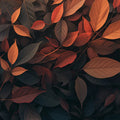 Autumn Leaves Mural Wallpaper in Bedroom Brown, Orange, and Yellow Autumn Leaves -6 Mural Wallpaper - room preview 02
