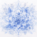 Blue Floral Pattern Wallpaper in Bedroom Various Colors (Blue, White, etc.) of Flowers Mural Wallpaper - room preview 02