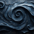 Dark Swirl Mural Wallpaper for a Commerical Space Dark Blue Dark Swirl Mural Wallpaper - room preview 02