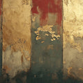Black and Gold Panel Mural Wallpaper in Living Room Black and Gold Wooden Panel Mural Wallpaper - room preview 02