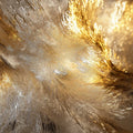Golden Glittery Mural Wallpaper in Bedroom Gold and Silver Texture Mural Wallpaper - room preview 02