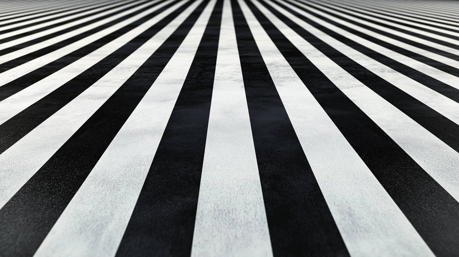 3D Wallpaper Mural – Optical Illusion Wall Mural for bedroom – Black and White Stripe in Bedroom Black and White Stripe printable artwork