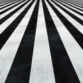 Black and White Stripe Mural Wallpaper in Bedroom Black and White Stripe Mural Wallpaper - room preview 02