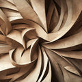 Wooden Abstract Mural Wallpaper in Bedroom Various Shades of Brown Patterns Mural Wallpaper - room preview 02