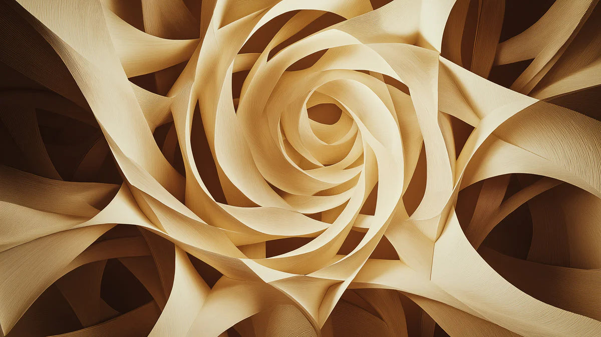 Wooden Abstract Mural Wallpaper in Home Office Various Shades of Brown Patterns Mural Wallpaper - room preview 02